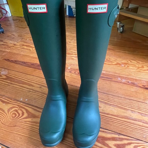 Hunter Tall Rain Boots size 9 - Picture 1 of 10